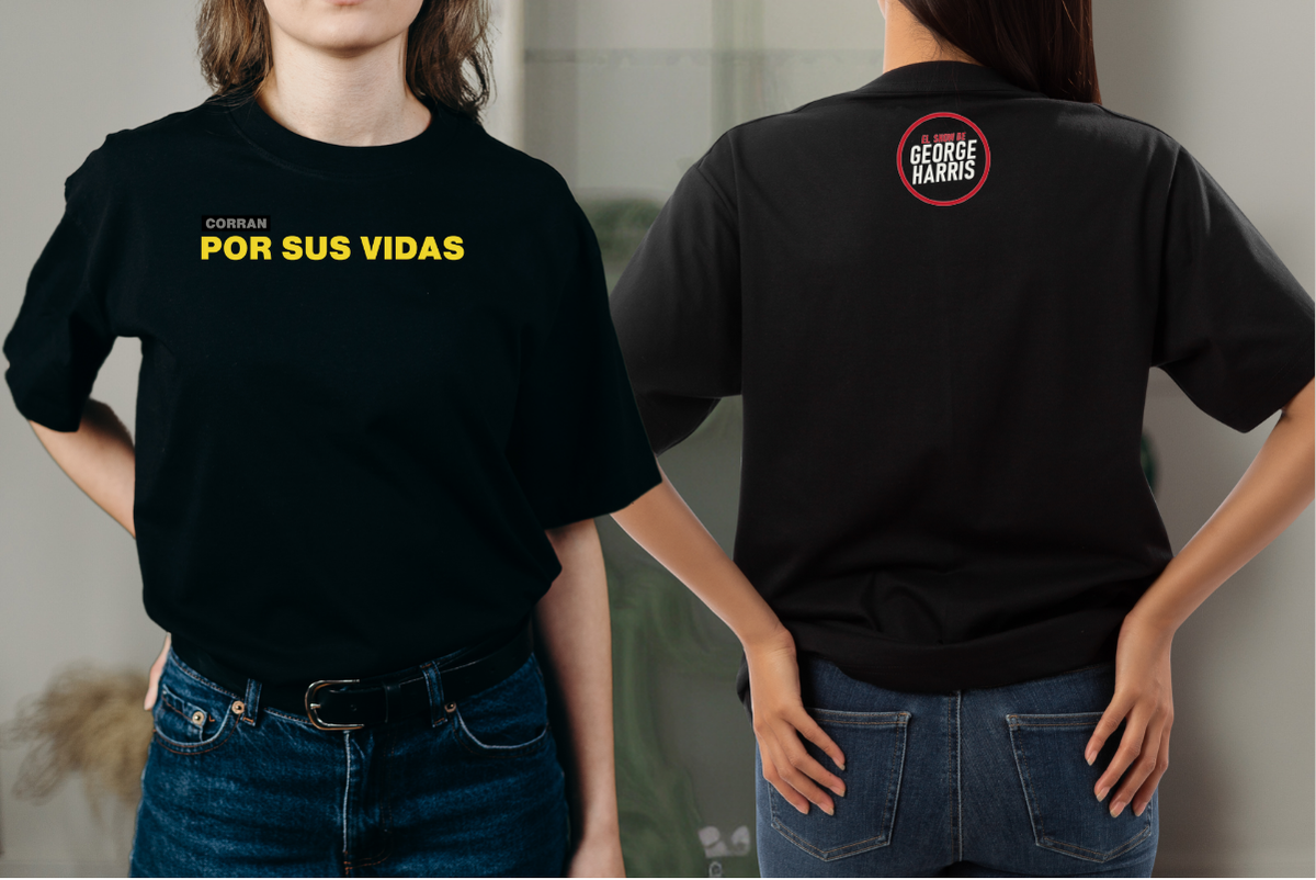 CAMISETAS CORRAN POR SUS VIDAS