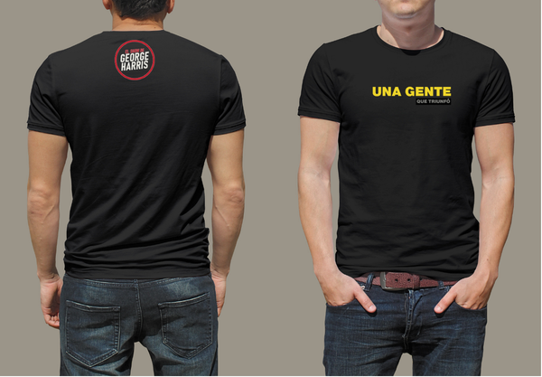 CAMISETAS UNA GENTE Q' TRIUNFÓ