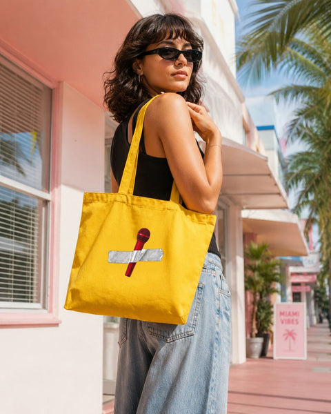 TOTE BAG MIC YELLOW